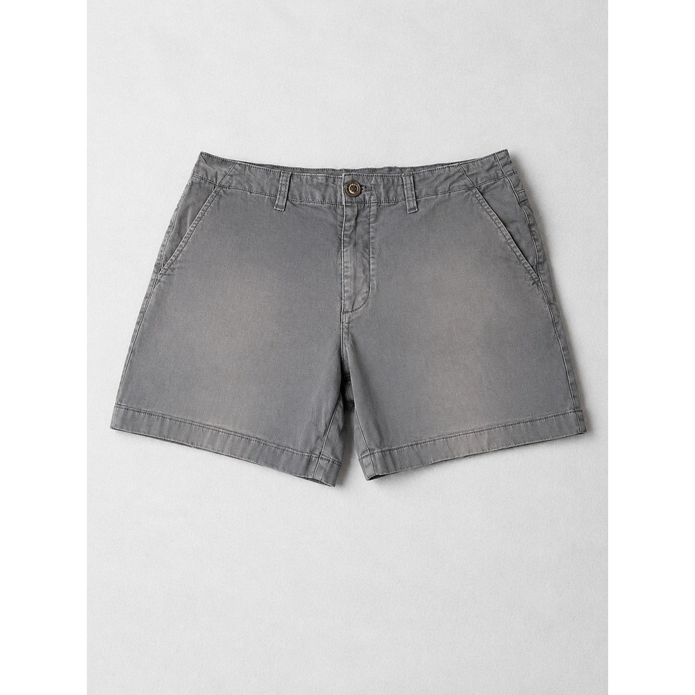 Chubbies Men's 33 Gray 5.5" Inseam Chino Shorts Regular Fit Stretch Casual